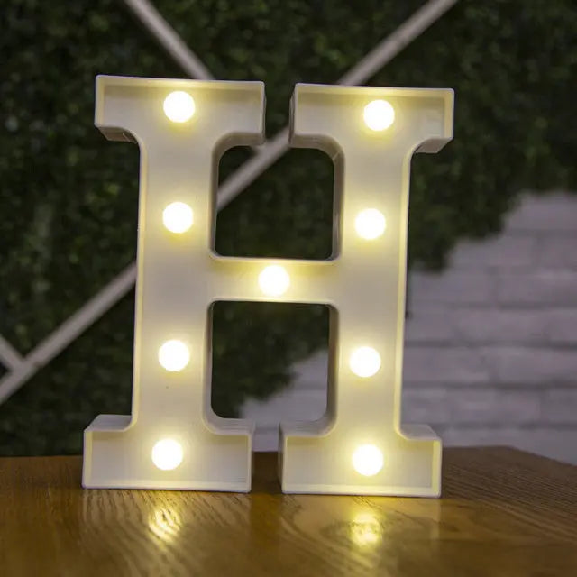 Alphabet & Number LED Light Decoration Nice Store