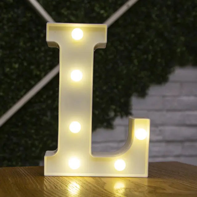 Alphabet & Number LED Light Decoration Nice Store