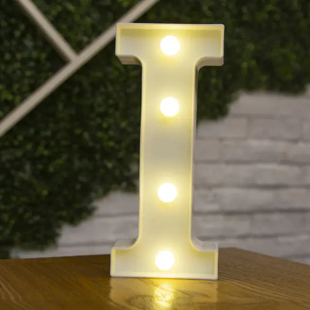 Alphabet & Number LED Light Decoration Nice Store