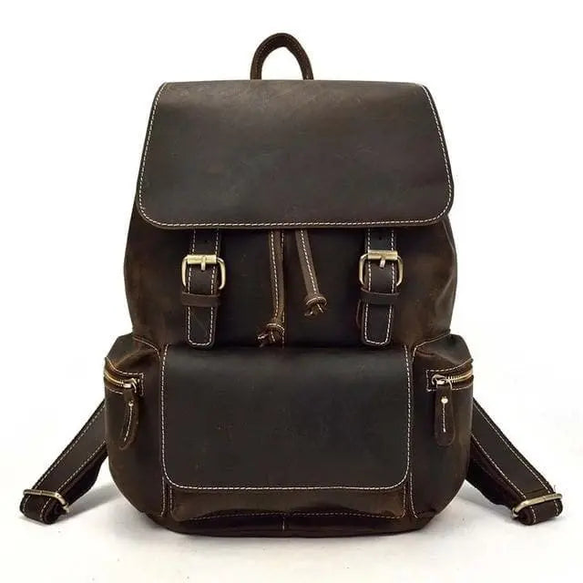 The Hagen Backpack | Vintage Leather Backpack Doba