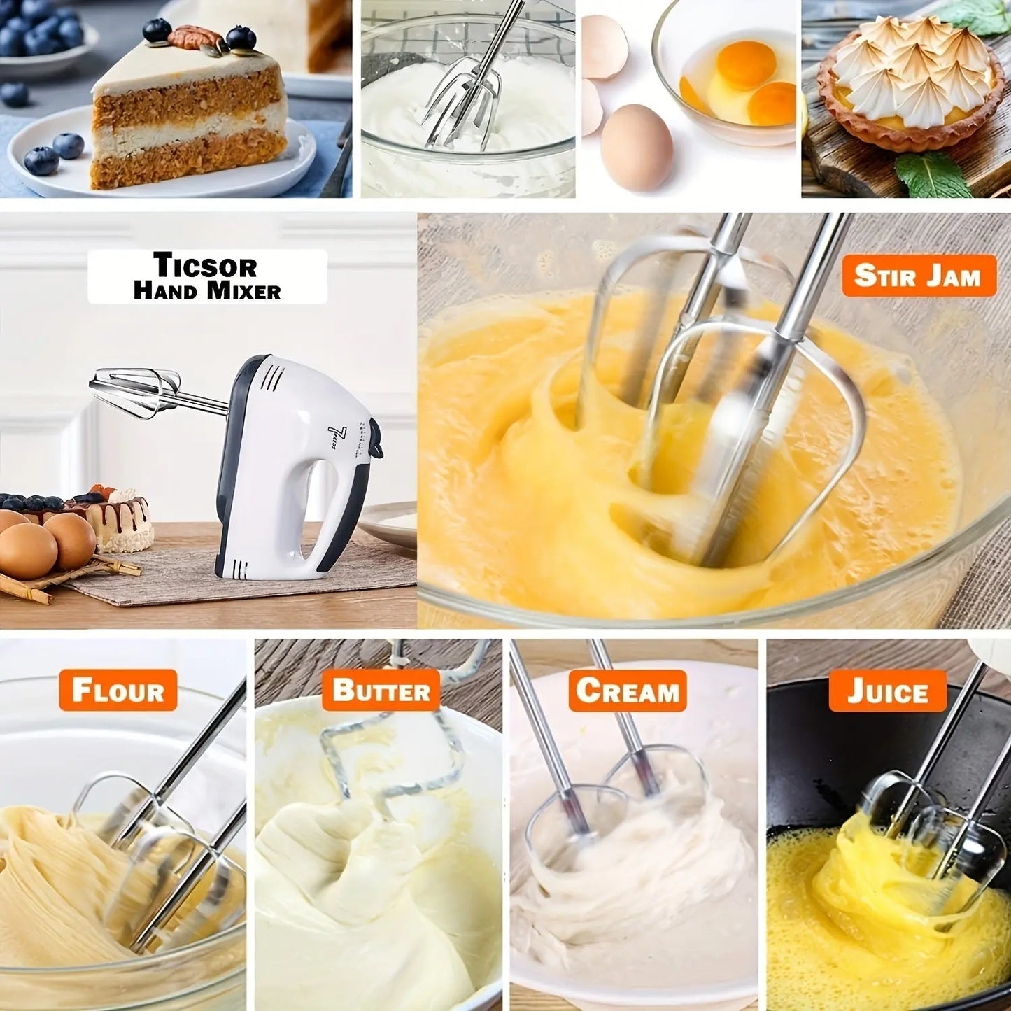 1pc 7-Speed Electric Hand Mixer Department Store