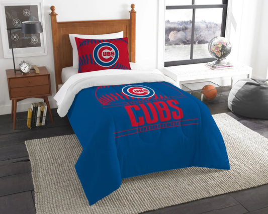 Cubs OFFICIAL Major League Baseball; Printed Twin Comforter Set by The Northwest Company The Northwest Company