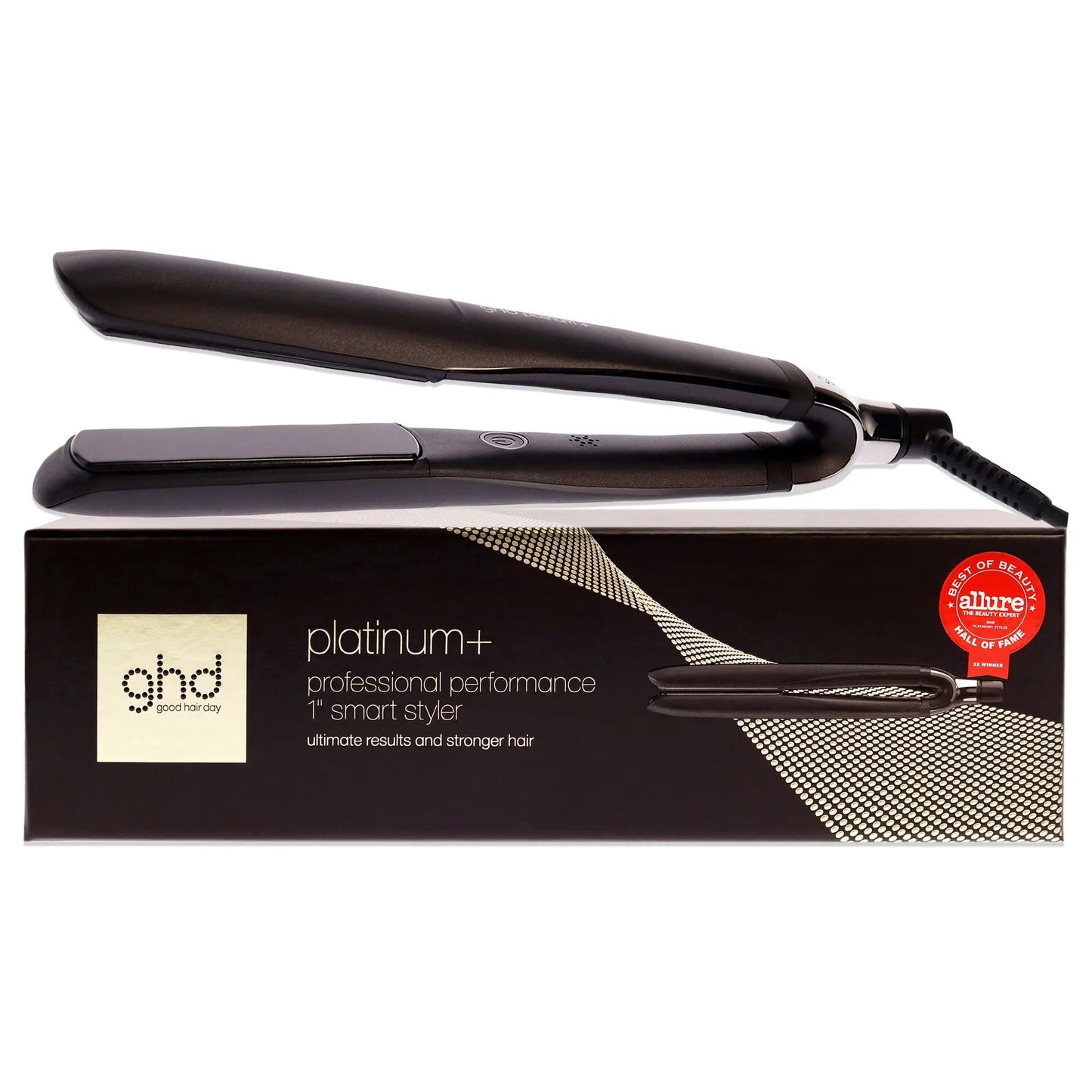 GHD Platinum Plus Professional Performance Styler Flat Iron - S8T262 Black by GHD for Unisex - 1 Inch Flat Iron Doba