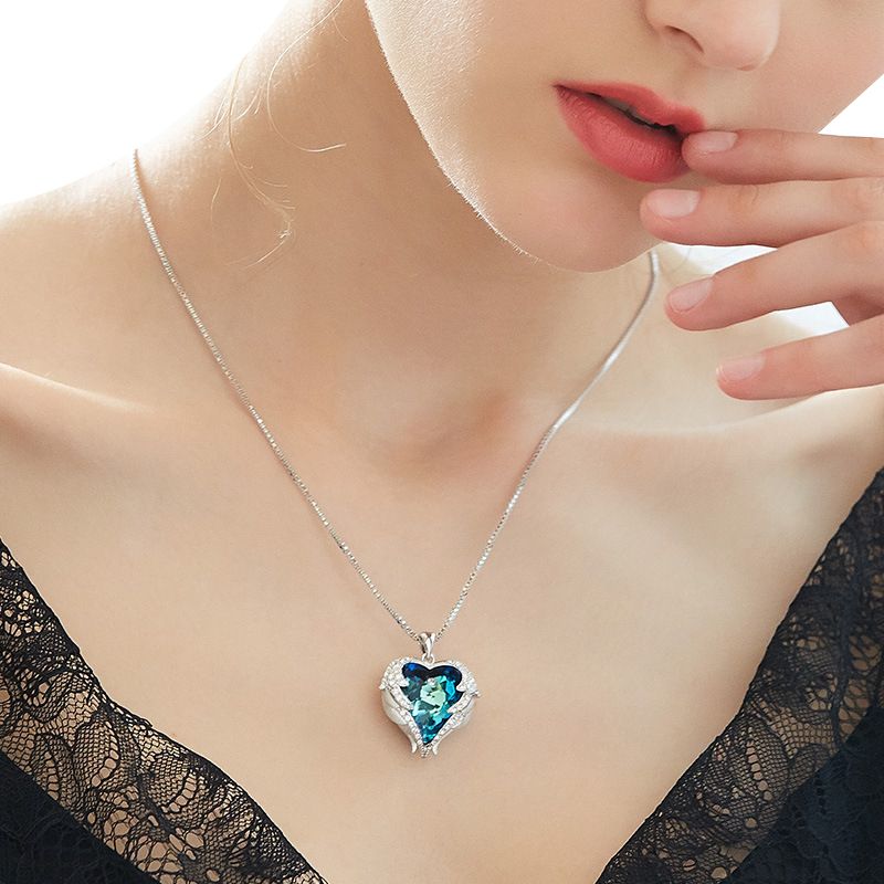 Crystal Necklaces Mothers Day Gifts Anniversary Birthday Gifts for Her - Gee-Commerce, LLC