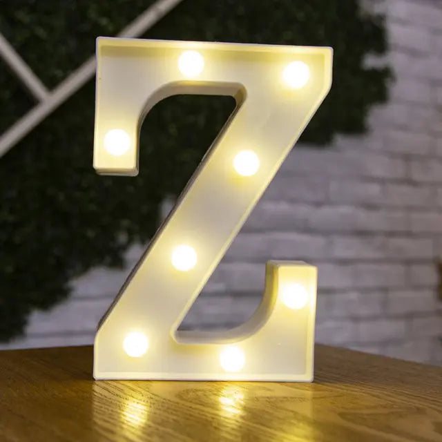 Alphabet & Number LED Light Decoration Nice Store