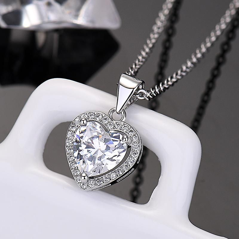 Heart Pendant Necklaces For Couple Love Heart Pendant Birthday Anniversary Jewelry Gift