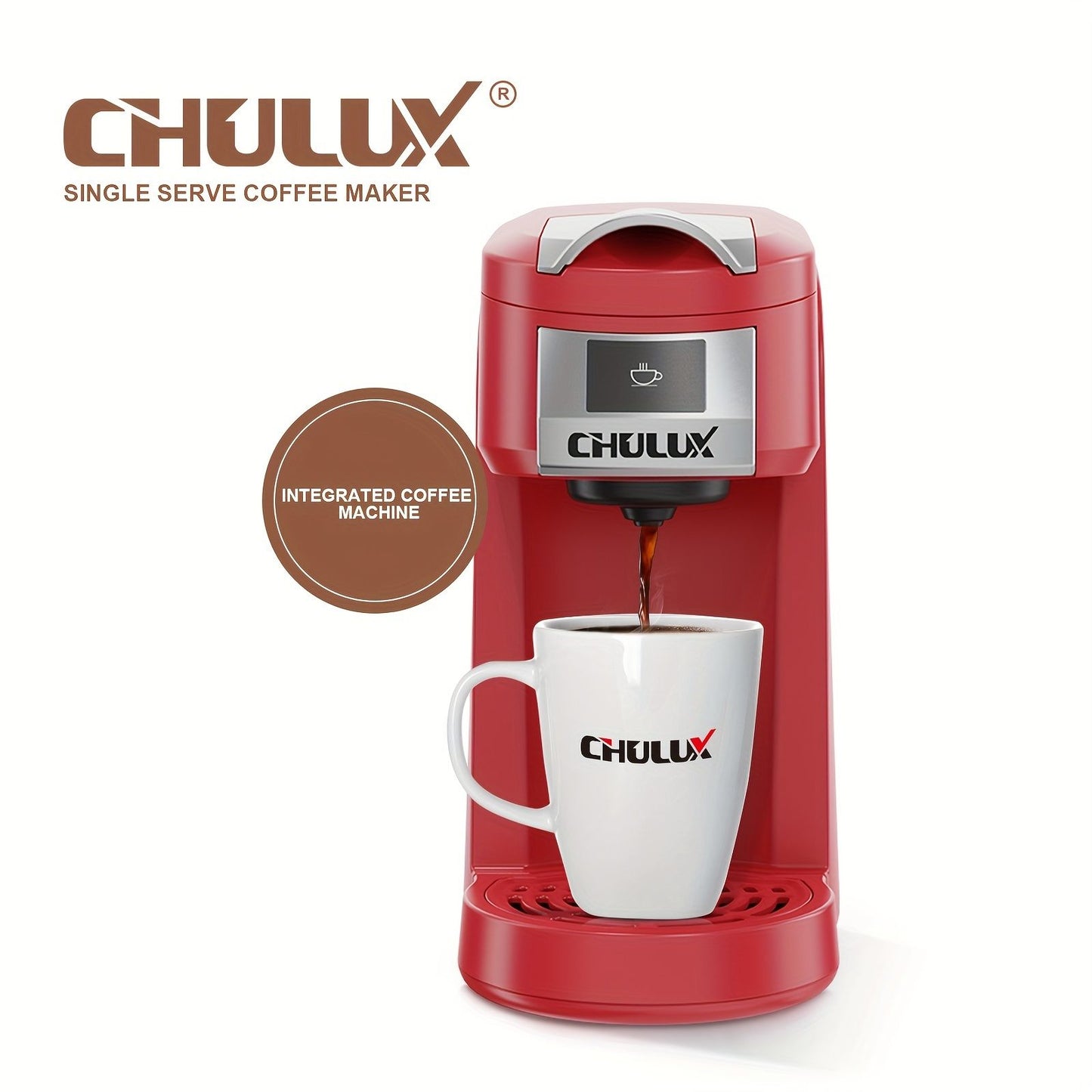 CHULUX Single Serve Coffee & Tea Maker - KCUP Pod Use