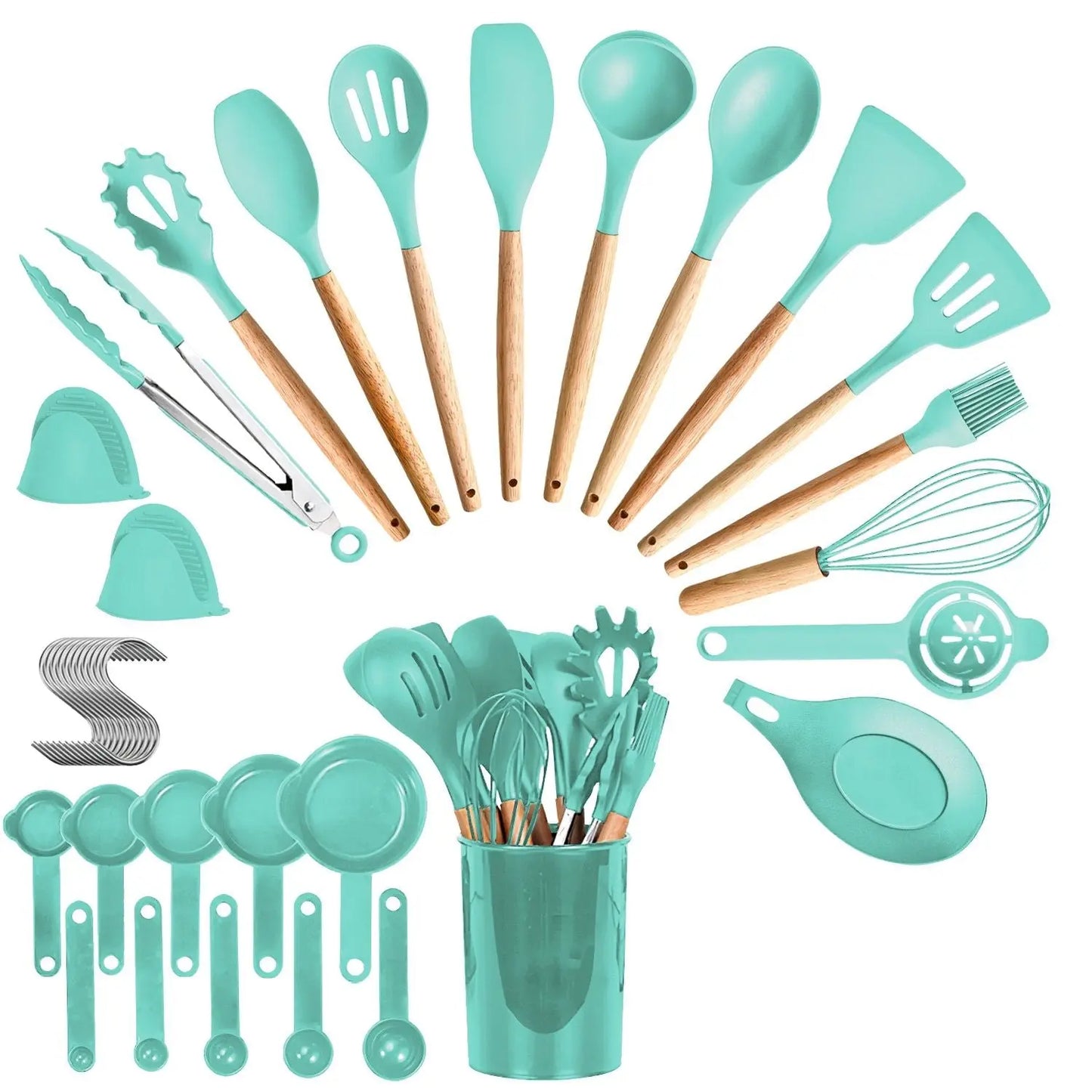 35Pcs Kitchen Cooking Utensils Set Doba