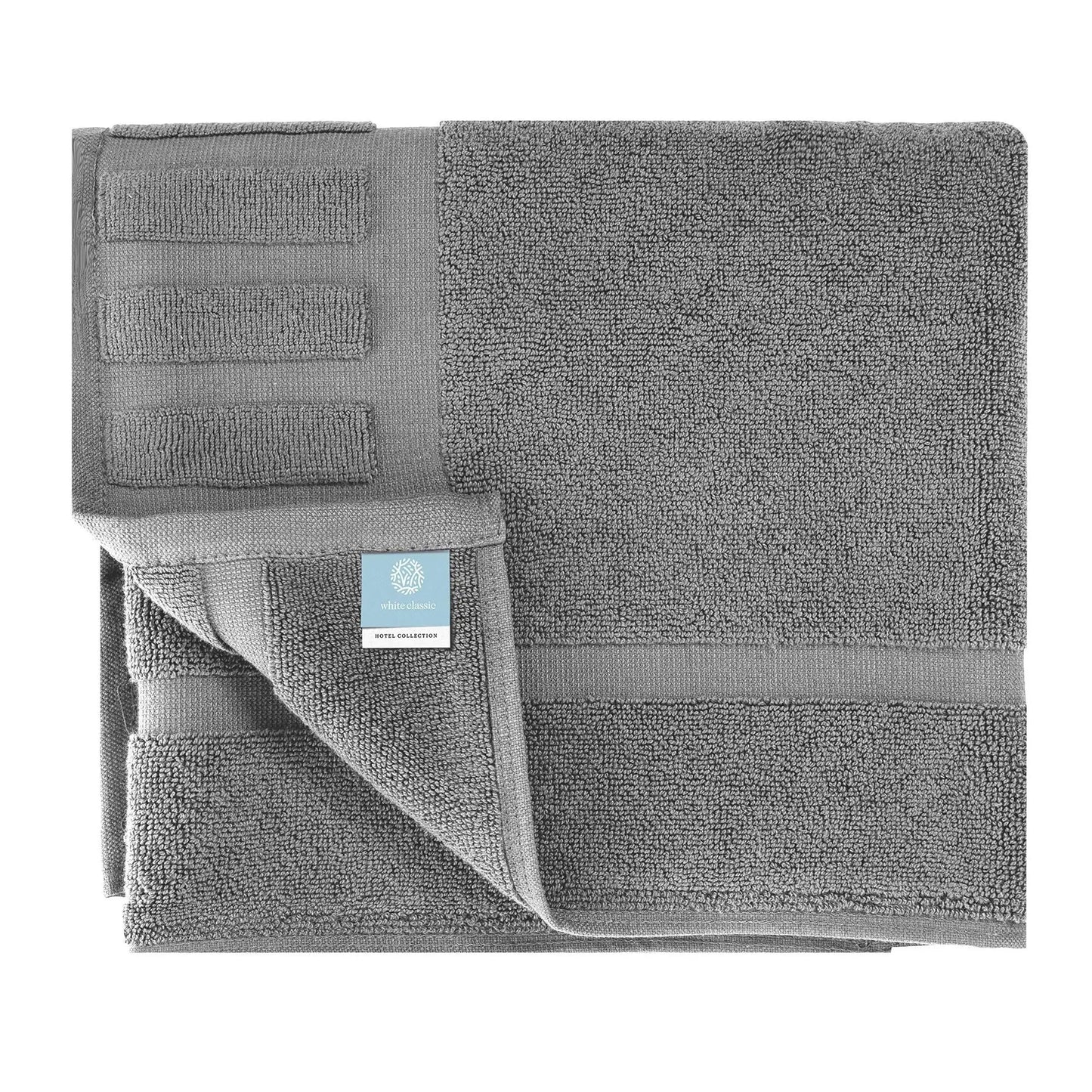 Luxury Bath Mat Floor Set - 22x34 inch 2 Pack | Gray and White - Gee-Commerce, LLC