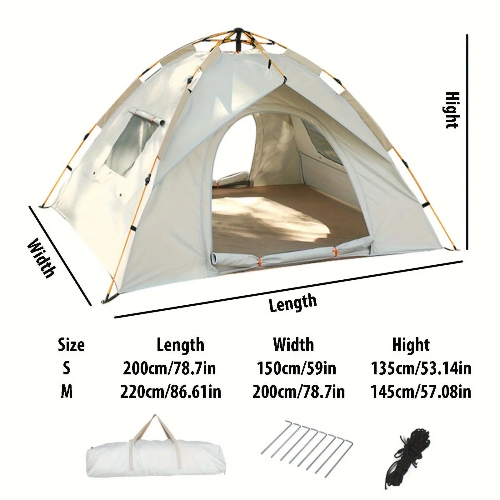 All-season portable folding camping tent - Gee-Commerce, LLC