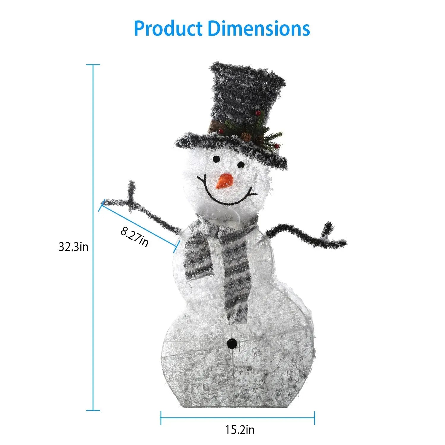 LED Christmas Snowman Decoration Doba