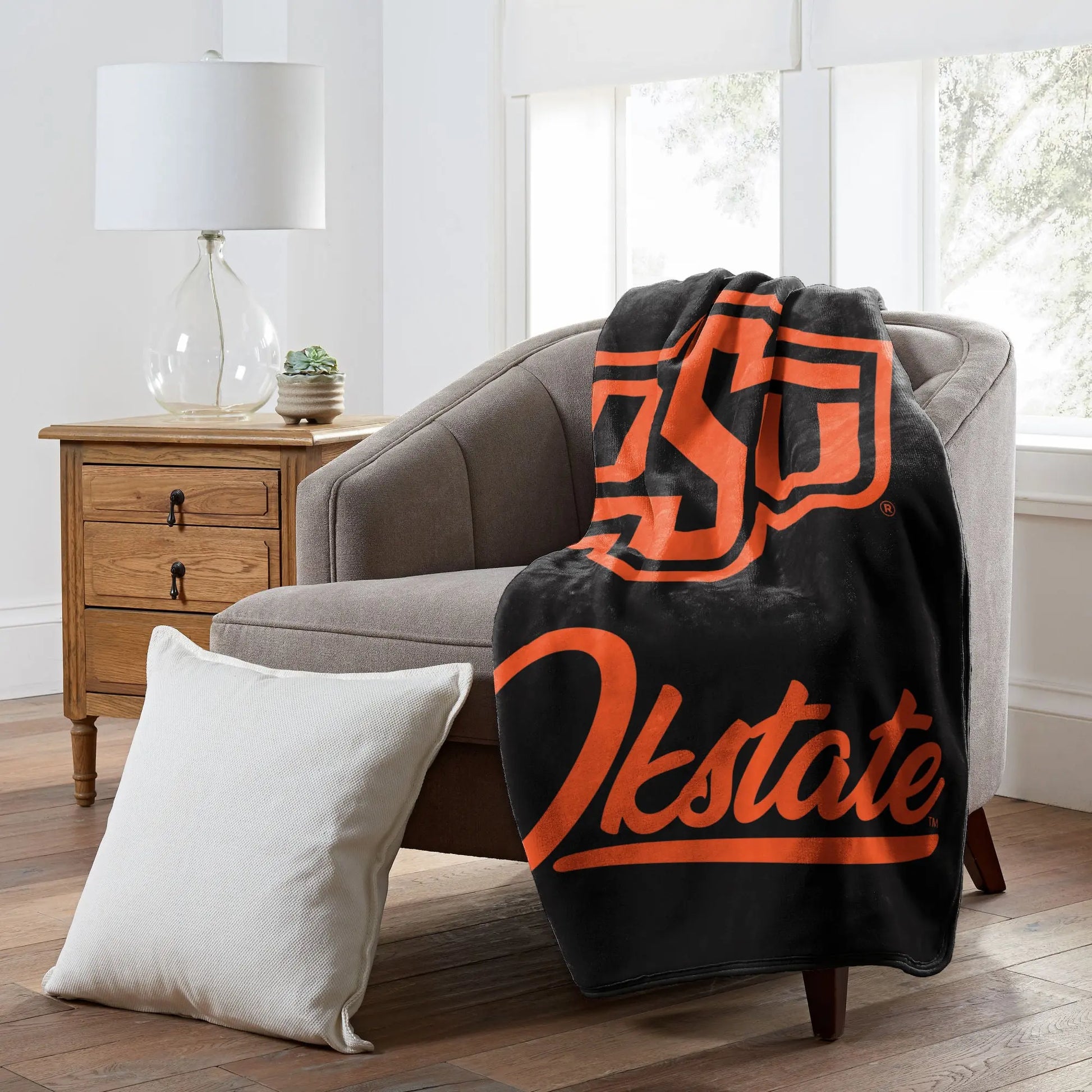 Oklahoma State OFFICIAL NCAA "Signature" Raschel Throw Blanket The Northwest Company