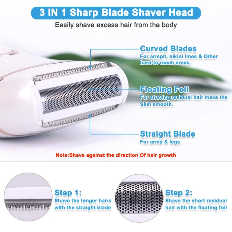 Electric Razor Painless Lady Shaver for Women Doba