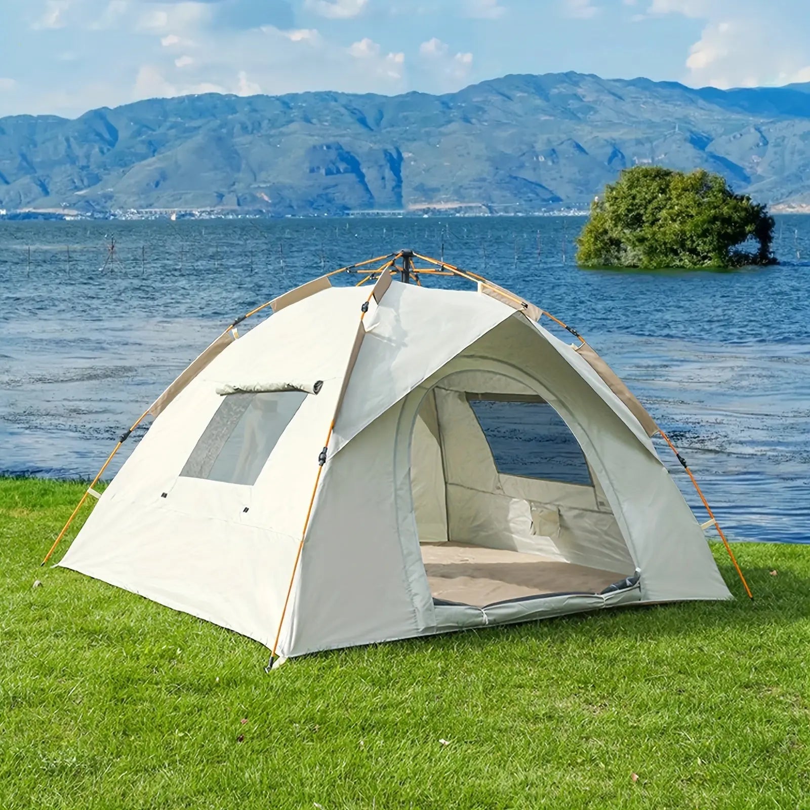 All-season portable folding camping tent - Gee-Commerce, LLC