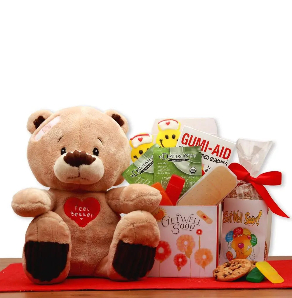 Get Well Soon Teddy Bear Gift Set - Gee-Commerce, LLC