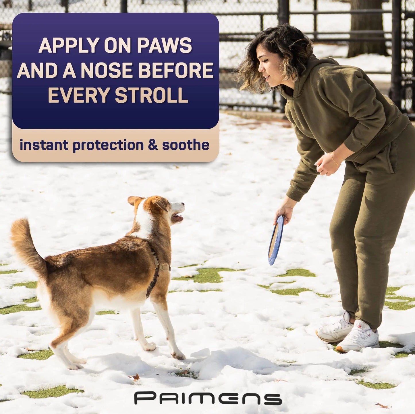 Natural Dog/Cat Paw Balm Protection for Hot Pavement, Dry Paws and Nose Primens