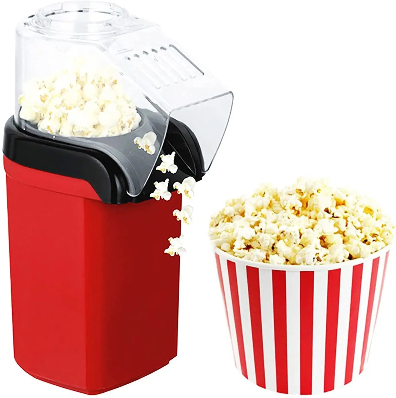 5 Core Popcorn Machine 16 Cup Capacity Hot Air Popper 5 Core