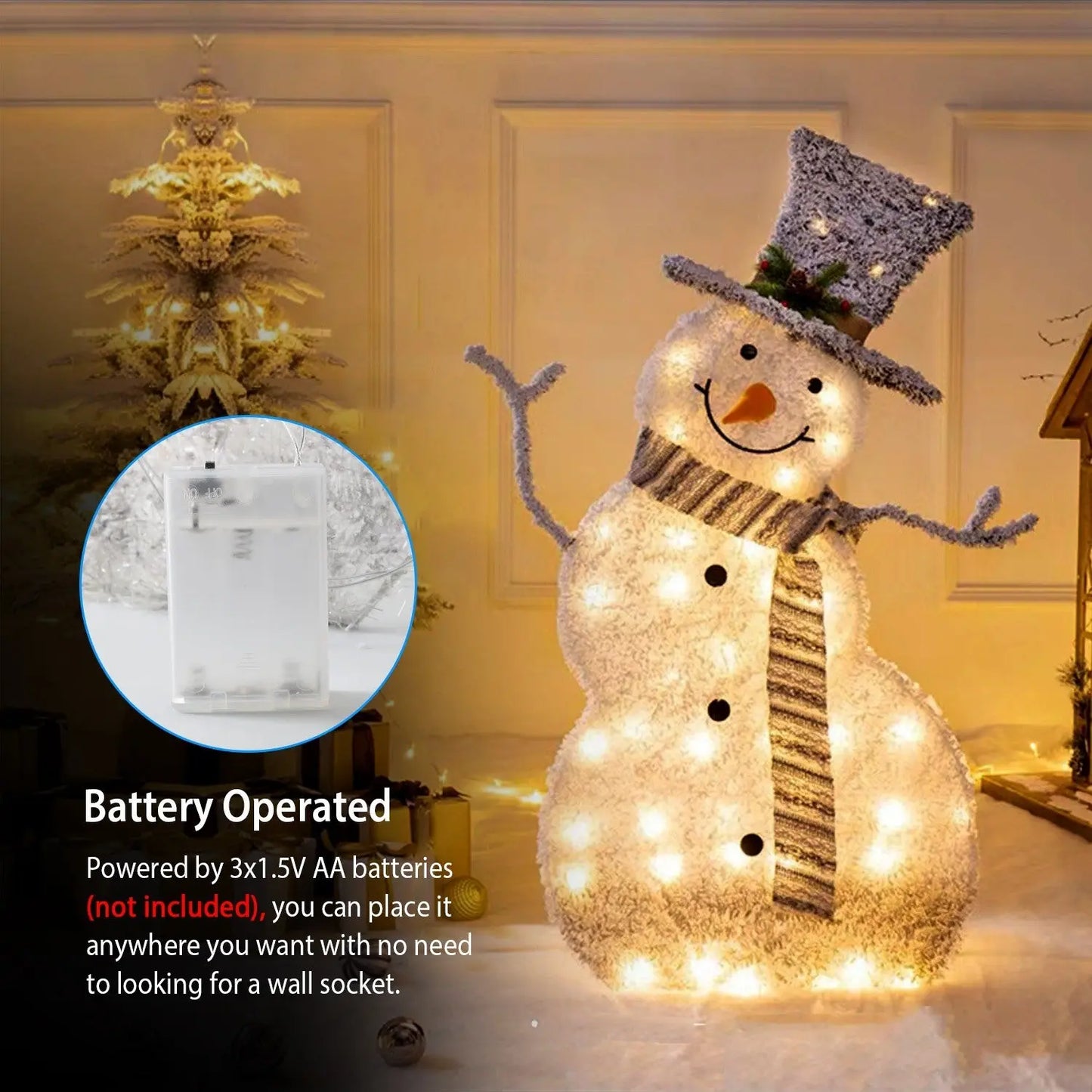 LED Christmas Snowman Decoration Doba