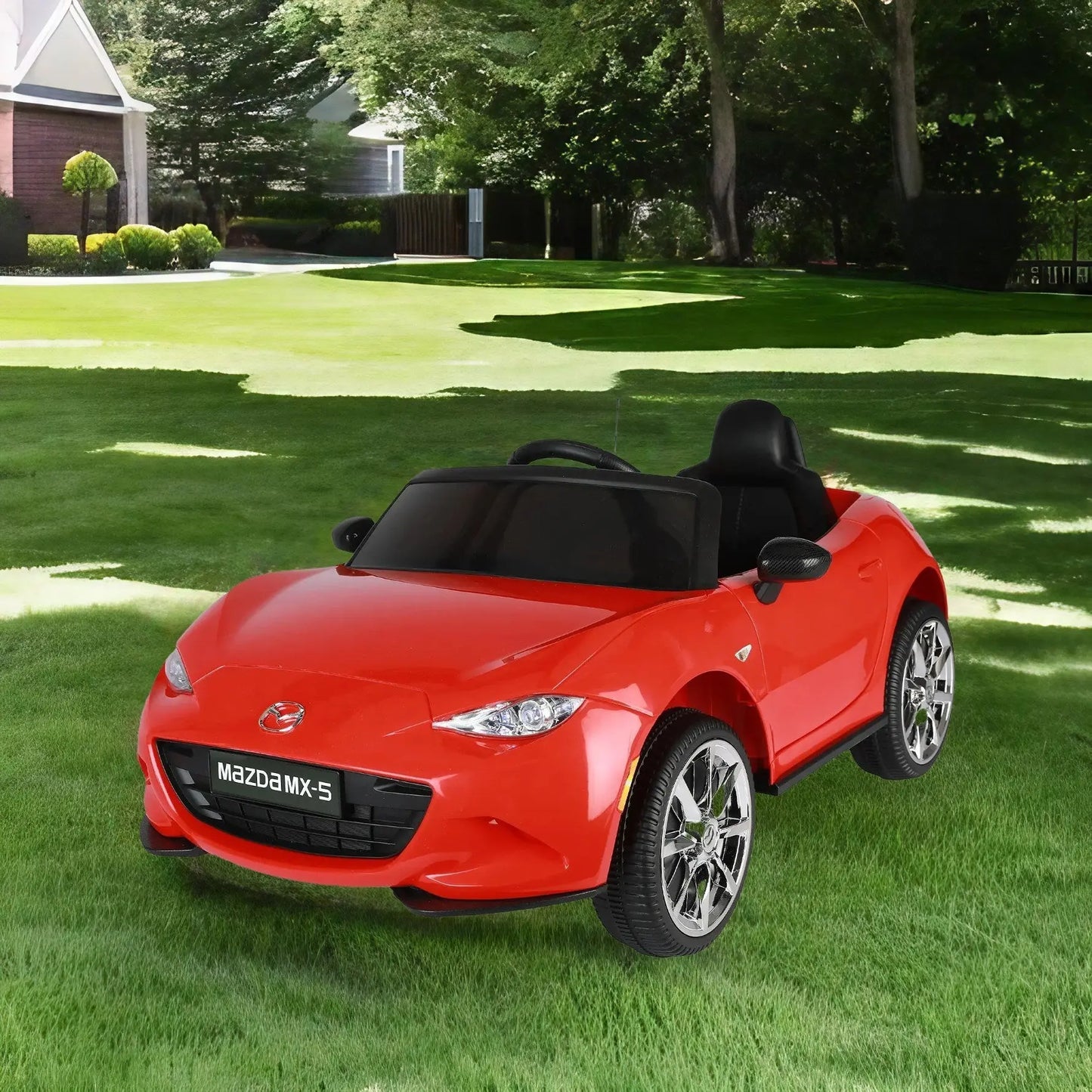 Licensed MAZDA MX-5 RF,12V Kids ride on car 2.4G W/Parents Remote Control,electric car for kids,Three speed adjustable,Power display, USB,MP3 ,Bluetooth,LED light,Two-point safety belt FX070