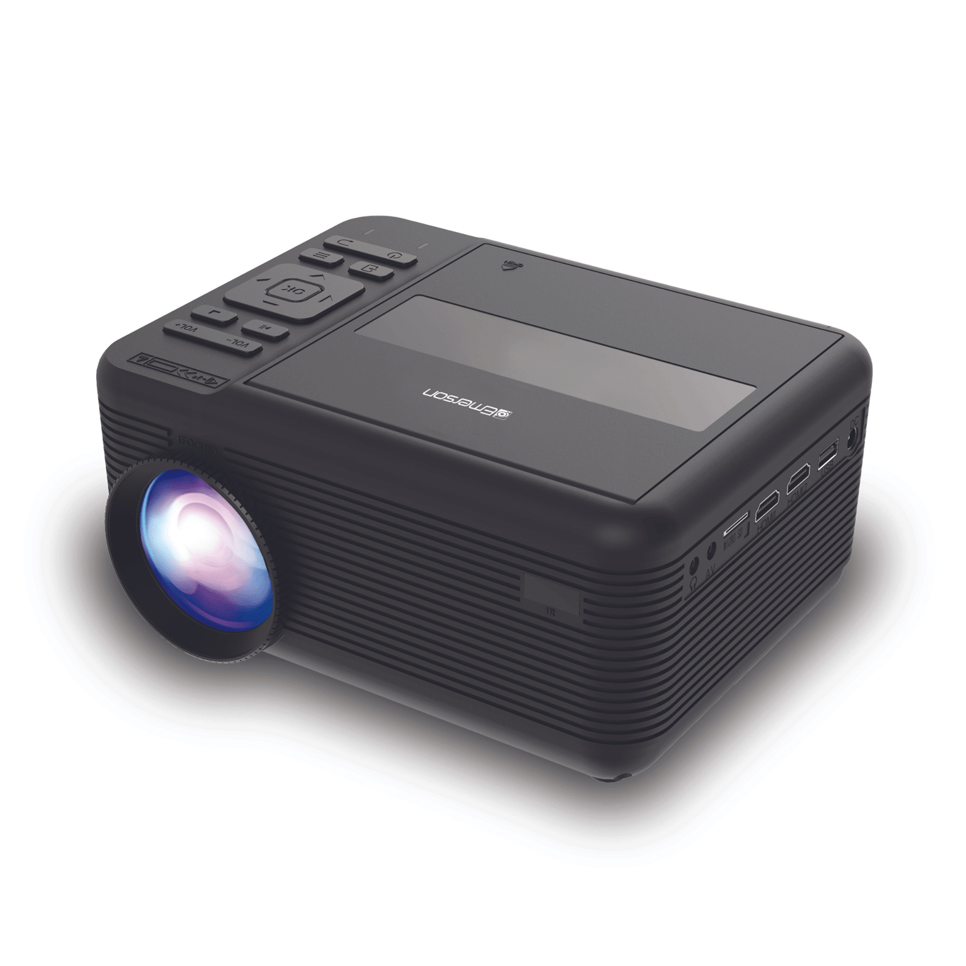 Emerson 150" Home Theater LCD Projector Combo with Built-In DVD Player Doba