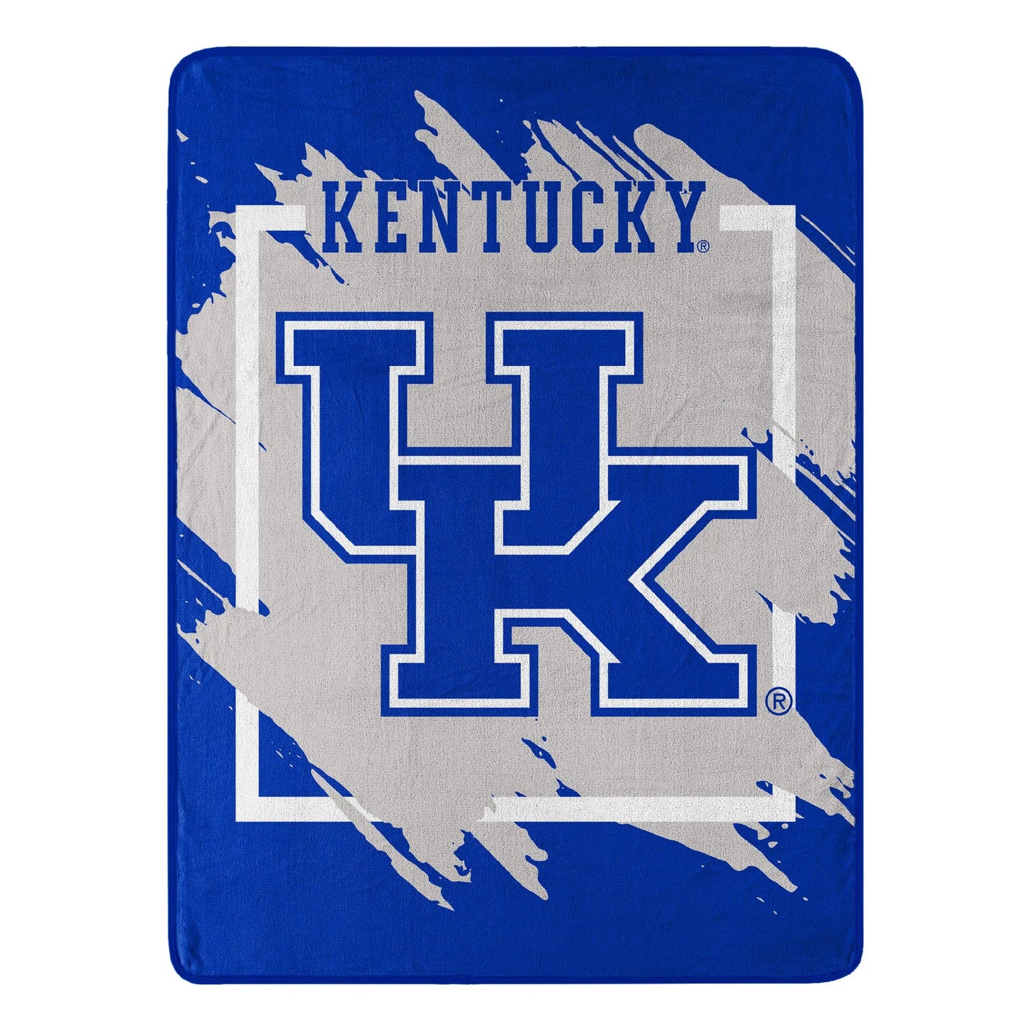 KENTUCKY OFFICIAL NCAA "Dimensional" Micro Raschel Throw Blanket; 46" x 60" The Northwest Company