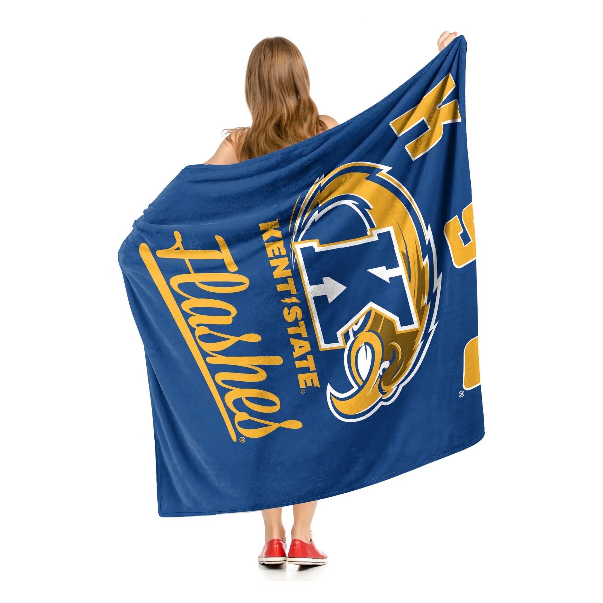 Kent State Golden OFFICIAL NCAA "Alumni" Silk Touch Throw Blanket; 50" x 60" The Northwest Company