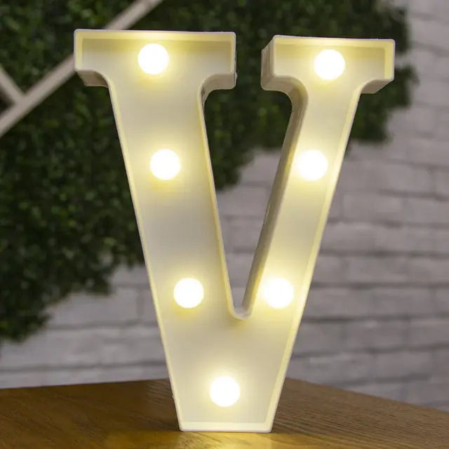 Alphabet & Number LED Light Decoration Nice Store