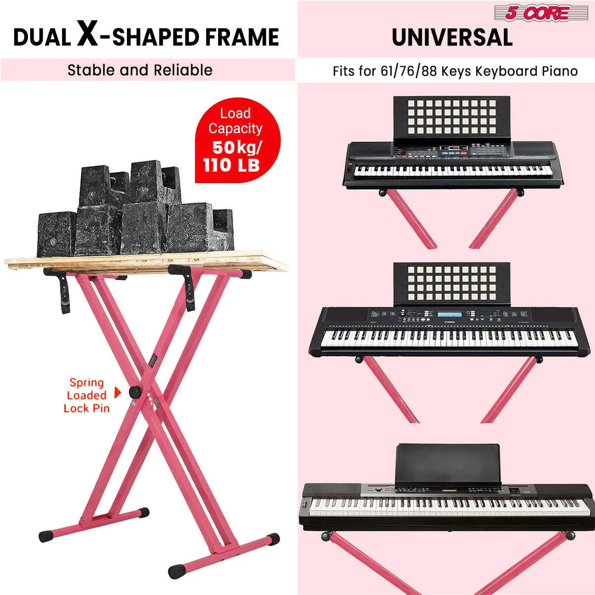 5 CORE Piano Keyboard Stand 5 Core