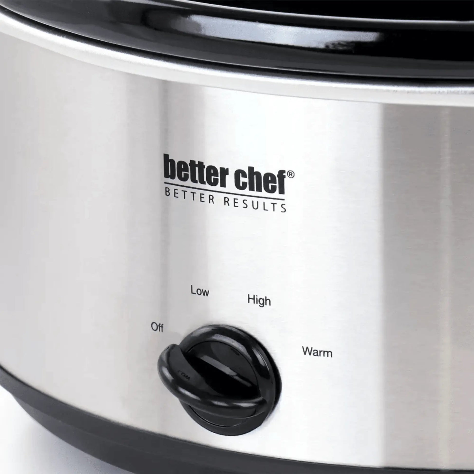 Better Chef 6-Quart Oval Stainless Steel Slow Cooker with Removable Stoneware Crock - Gee-Commerce, LLC