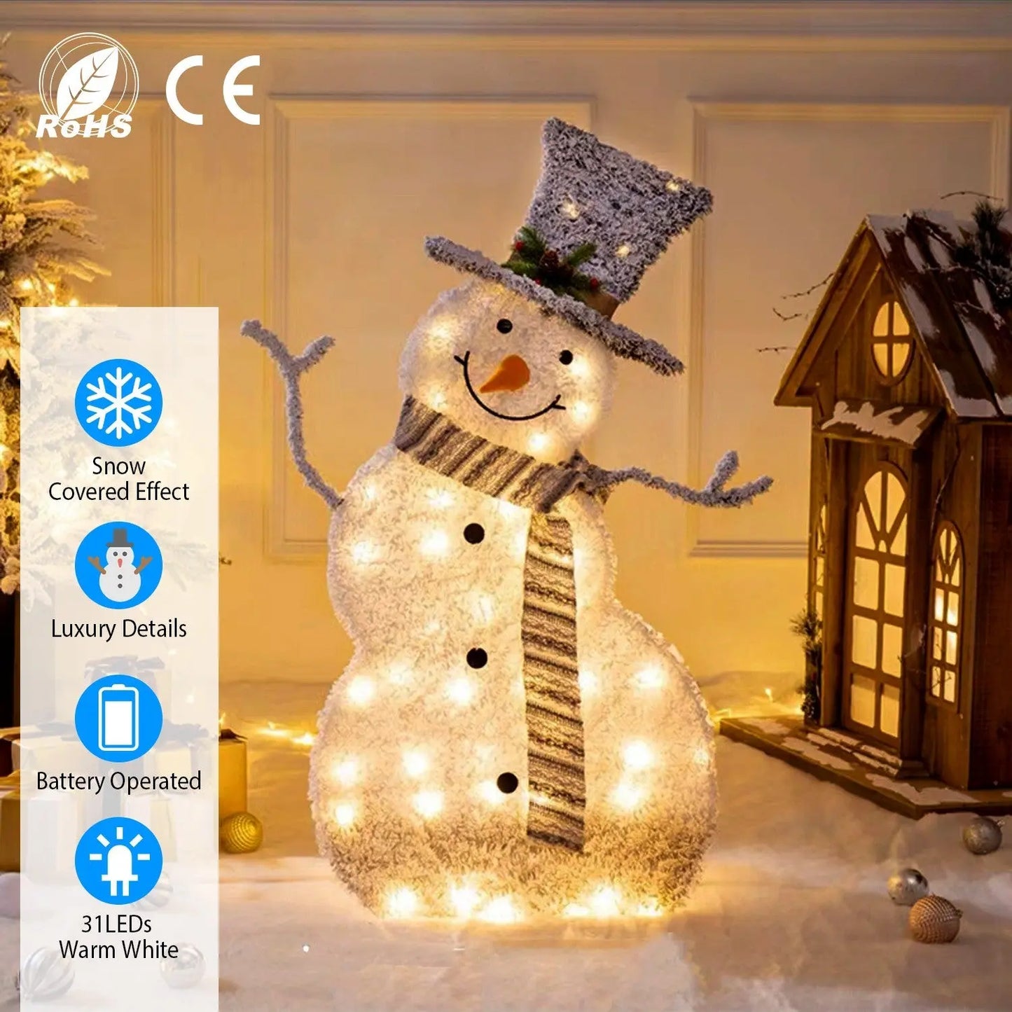 LED Christmas Snowman Decoration Doba