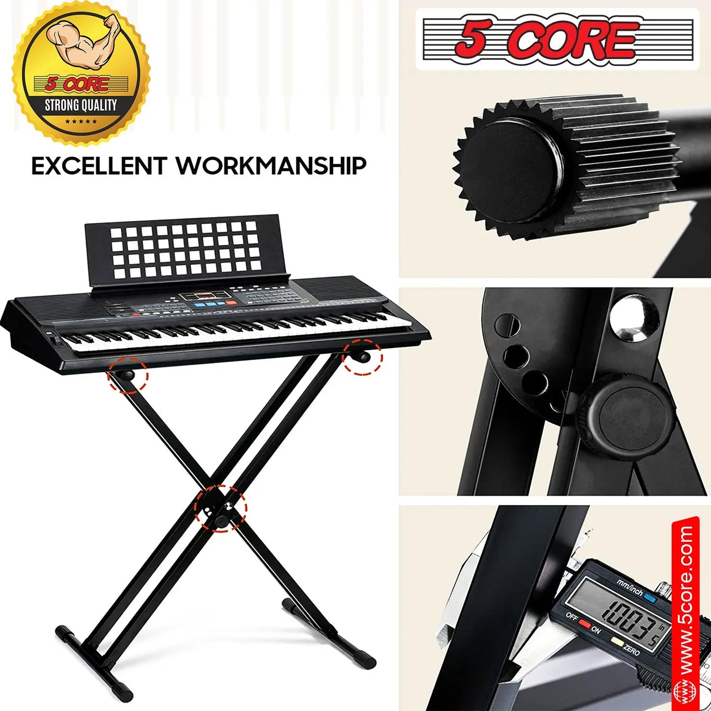 5 CORE Piano Keyboard Stand 5 Core