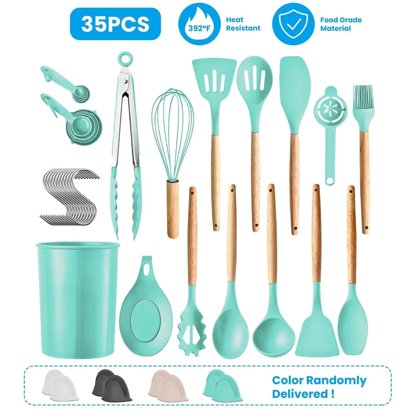 35Pcs Kitchen Cooking Utensils Set Doba