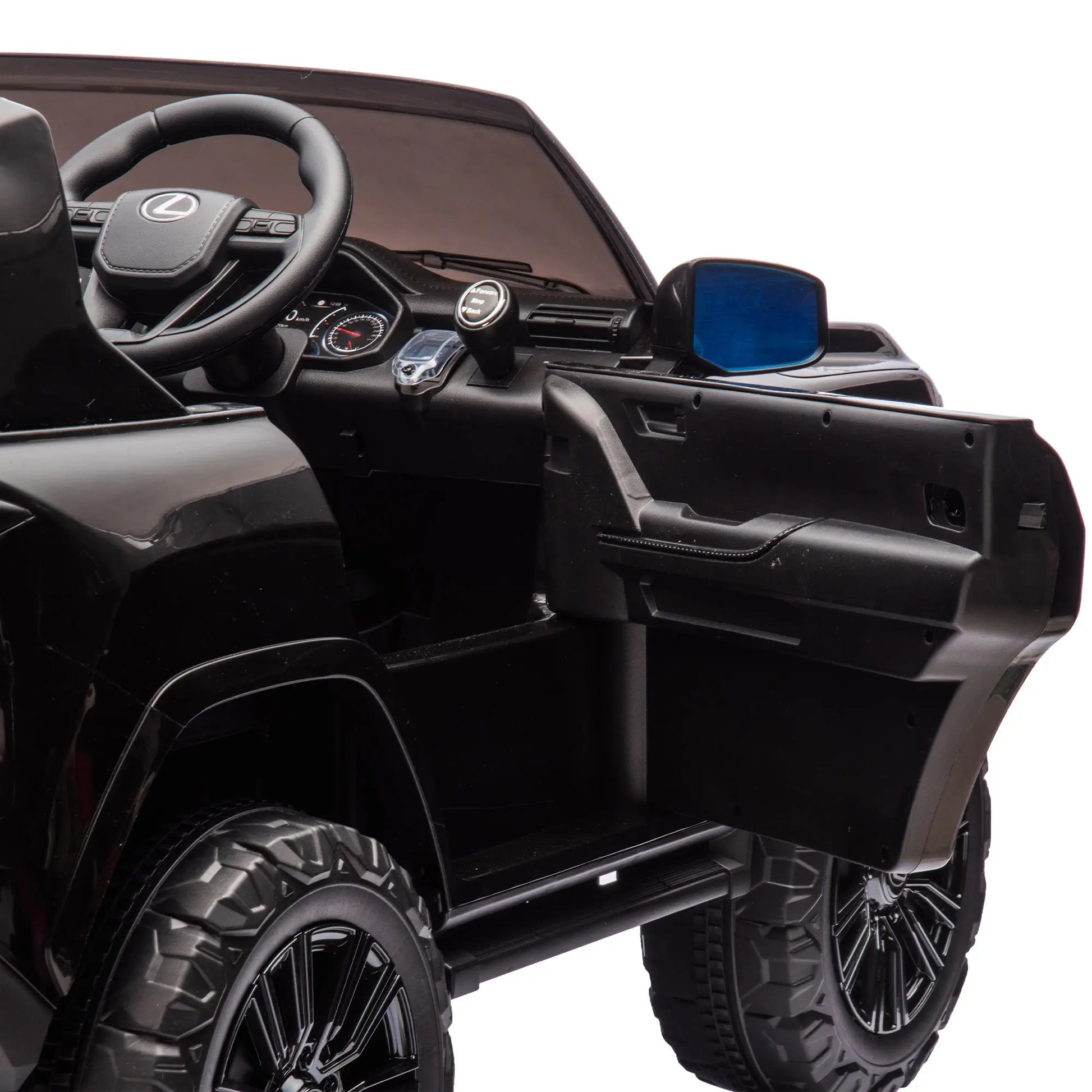 Licensed LEXUS LX600 24V Two-seater XXL Kids Ride On Car W/Parents Control,Seat width 20 inches,2WD,Four-wheel suspension,Bluetooth,MP3,Music,Power display,Speeds 1.86-3.11MPH For Kids. FX070