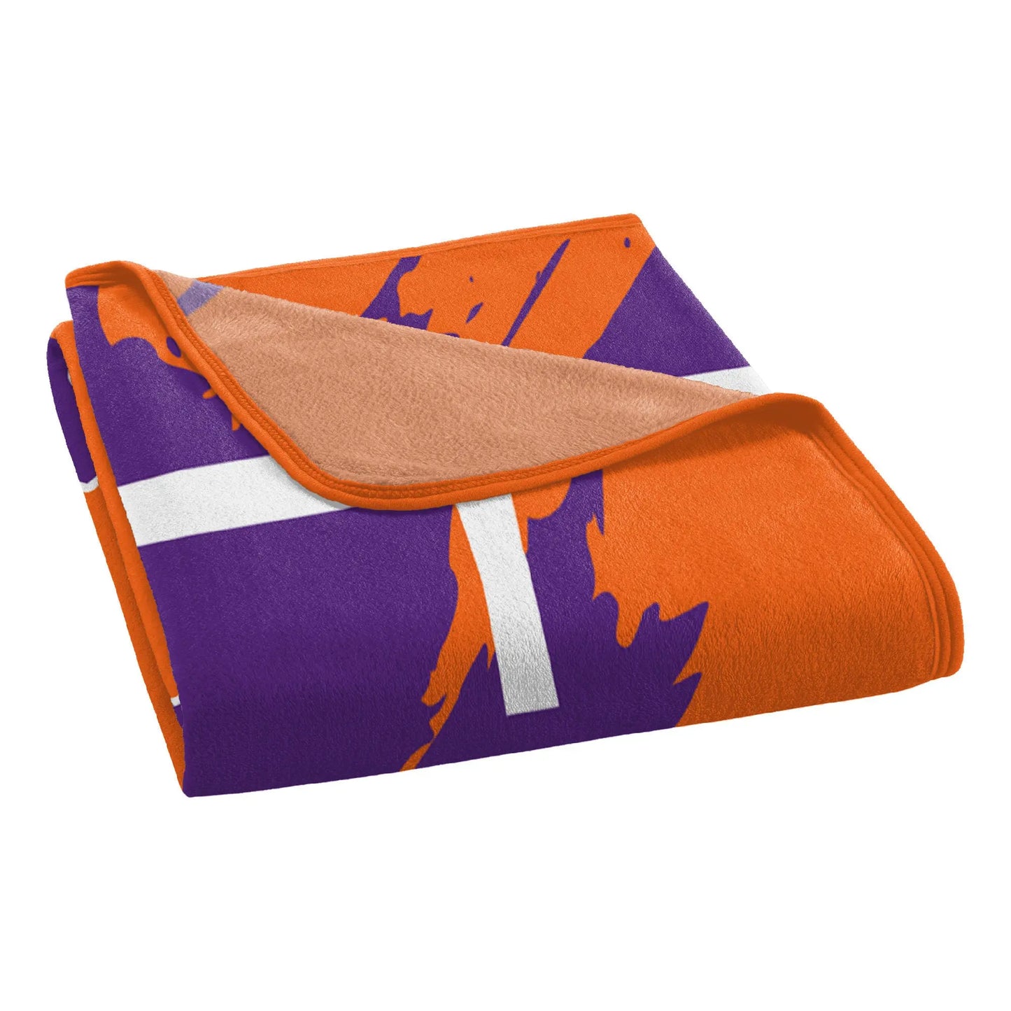 CLEMSON OFFICIAL NCAA "Dimensional" Micro Raschel Throw Blanket; 46" x 60" The Northwest Company