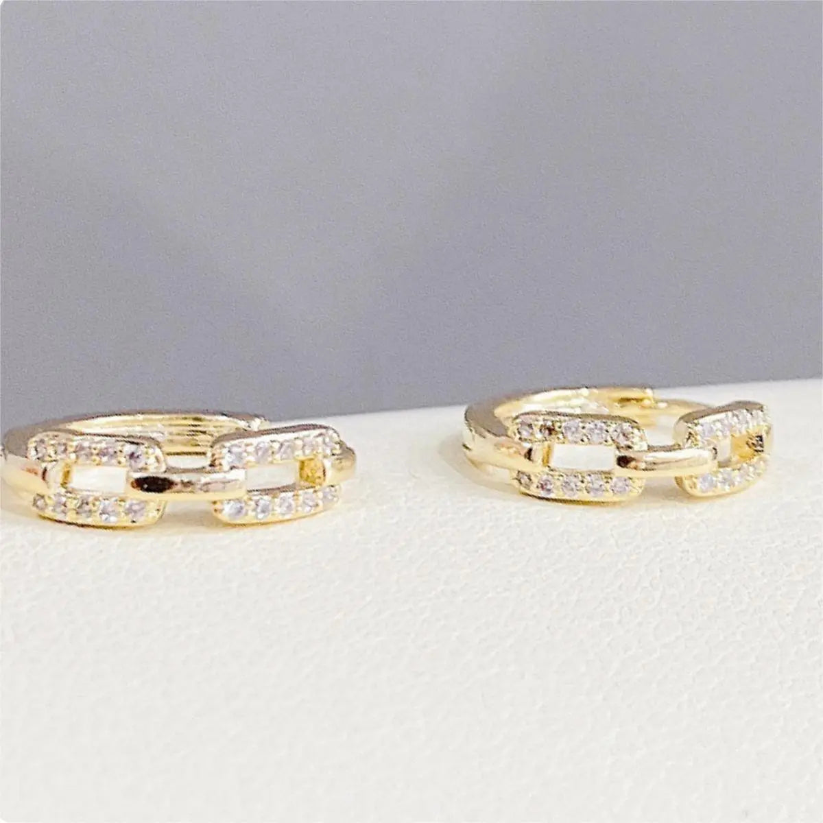 3 Pairs Platinum Plated Hoop Earrings Set YAOQIANSHU