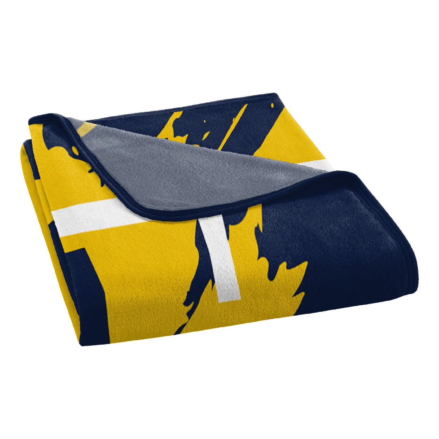 MICHIGAN OFFICIAL NCAA "Halftone" Micro Raschel Throw Blanket; 46" x 60" The Northwest Company