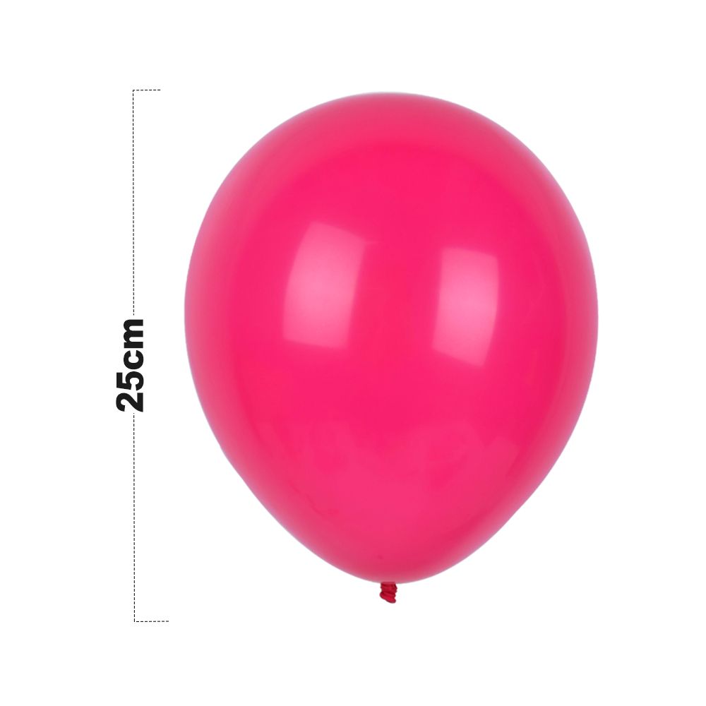 Pastelkleurige Eenkleurige Balonnen Pink (Pack of 600)25cm Doba