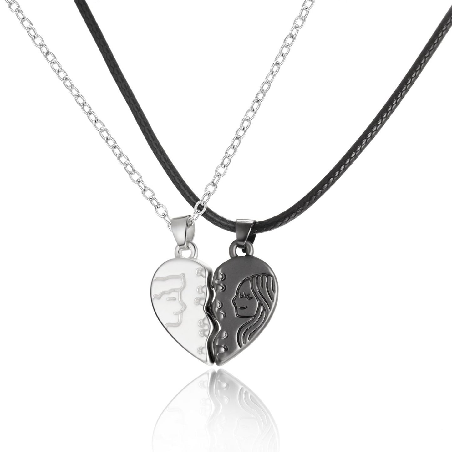 Couple Best Friend Angel Wings Friendship Splicing Necklace - Gee-Commerce, LLC