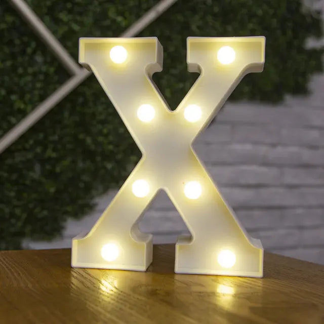 Alphabet & Number LED Light Decoration Nice Store