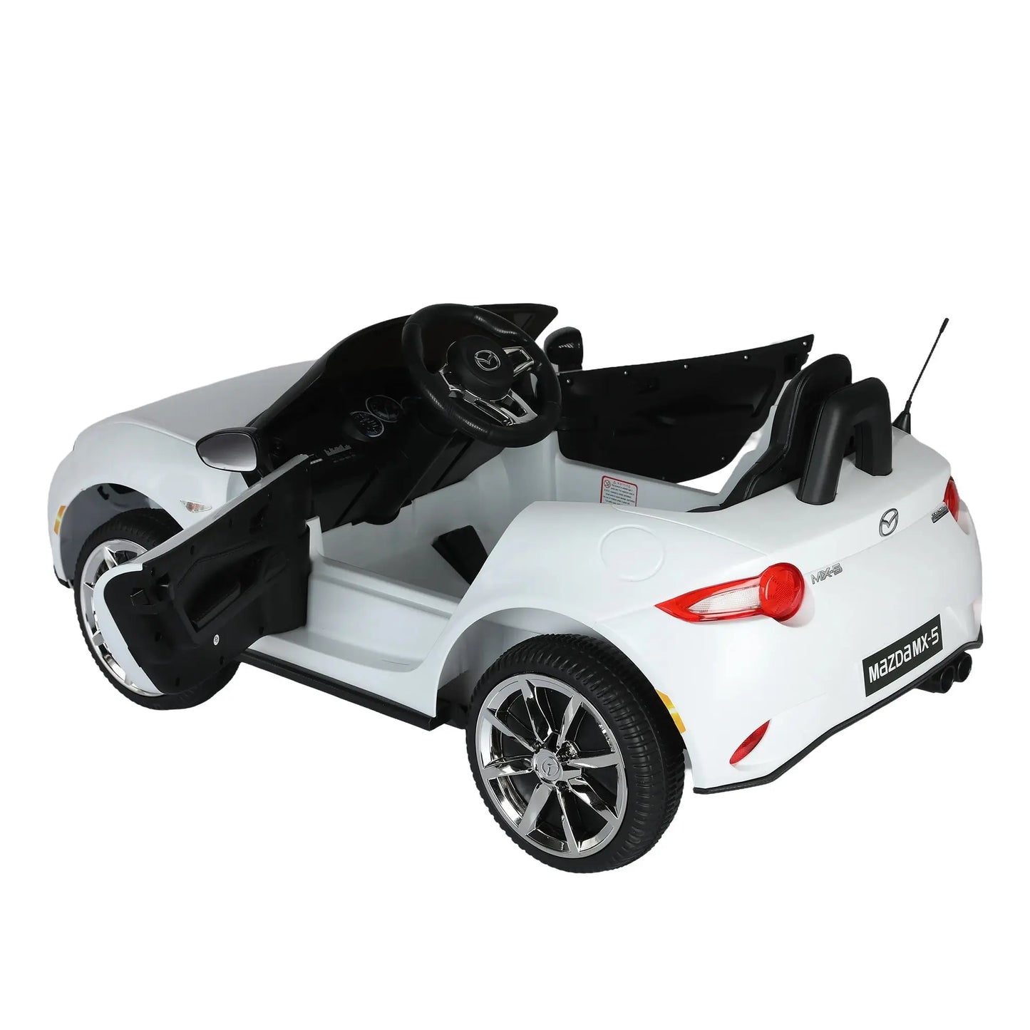 Licensed MAZDA MX-5 RF,12V Kids ride on car 2.4G W/Parents Remote Control,electric car for kids,Three speed adjustable,Power display, USB,MP3 ,Bluetooth,LED light,Two-point safety belt FX070