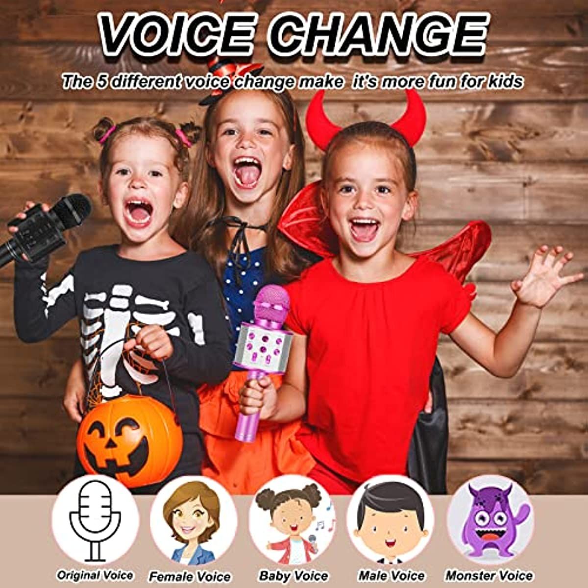 Kids Toys for 3-14 Year Old Girls and Boys Gifts; Karaoke Microphone Machine for Kids Toddler Toys Age 4-12; Christmas Birthday Valentine Gifts for 5 6 7 8 9 10 Year Old Teens kids - Gee-Commerce, LLC