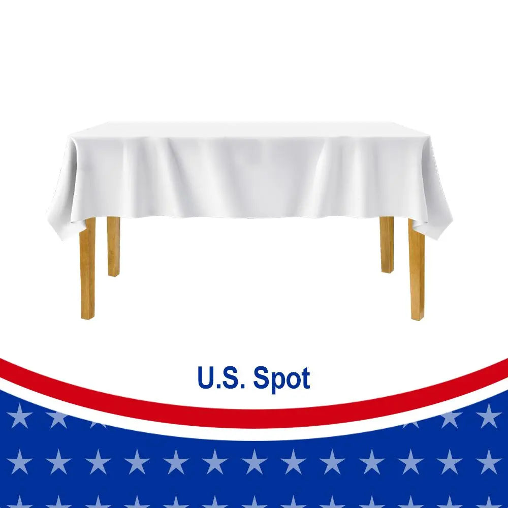 12 Pack Tablecloth Plastic - Rectangle Doba