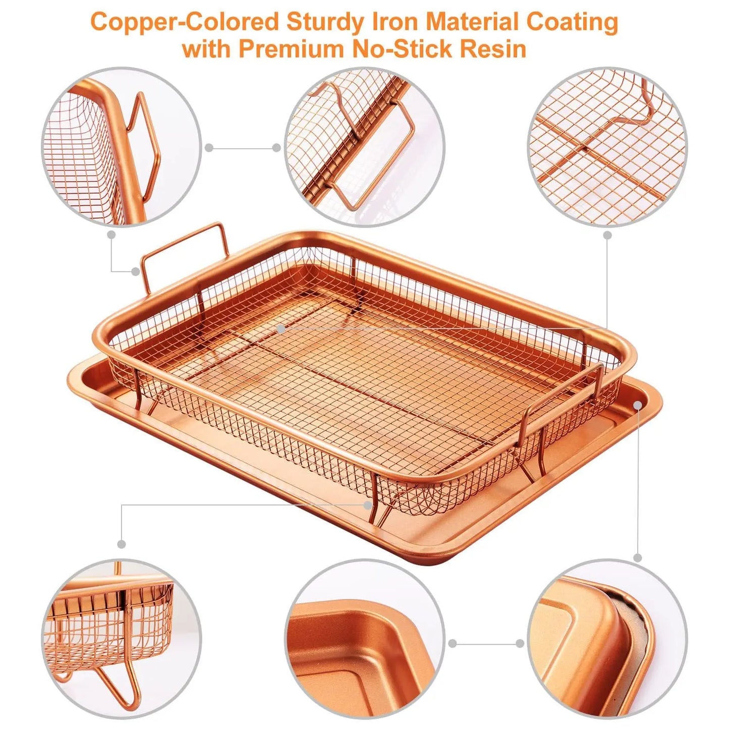 Crisper Tray - Non-Stick Cookie Sheet Doba