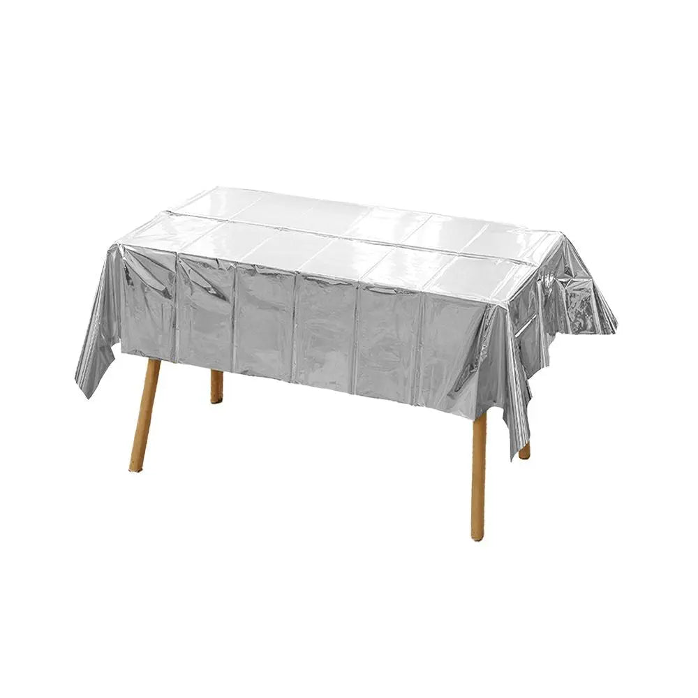 12 Pack Tablecloth Plastic - Rectangle Doba