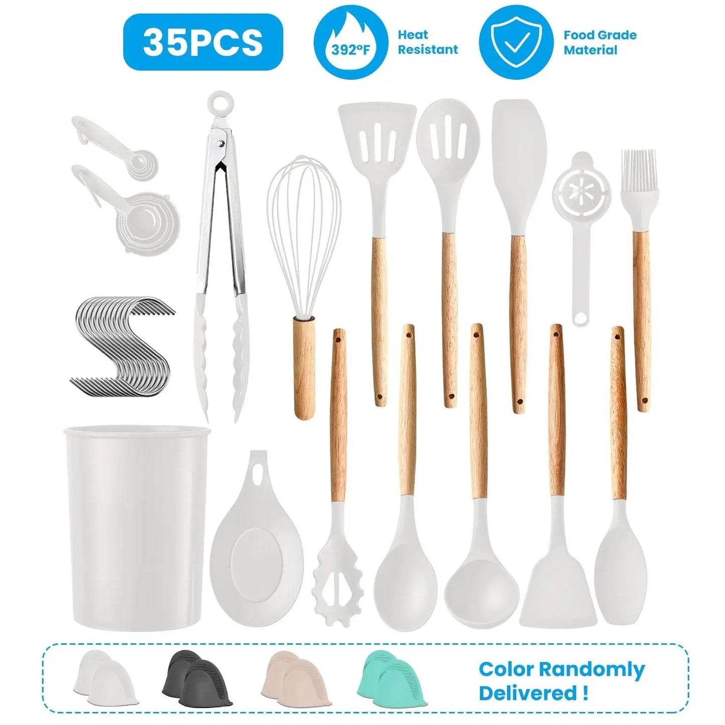 35Pcs Kitchen Cooking Utensils Set Doba