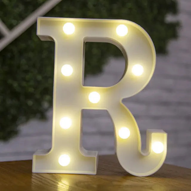 Alphabet & Number LED Light Decoration Nice Store