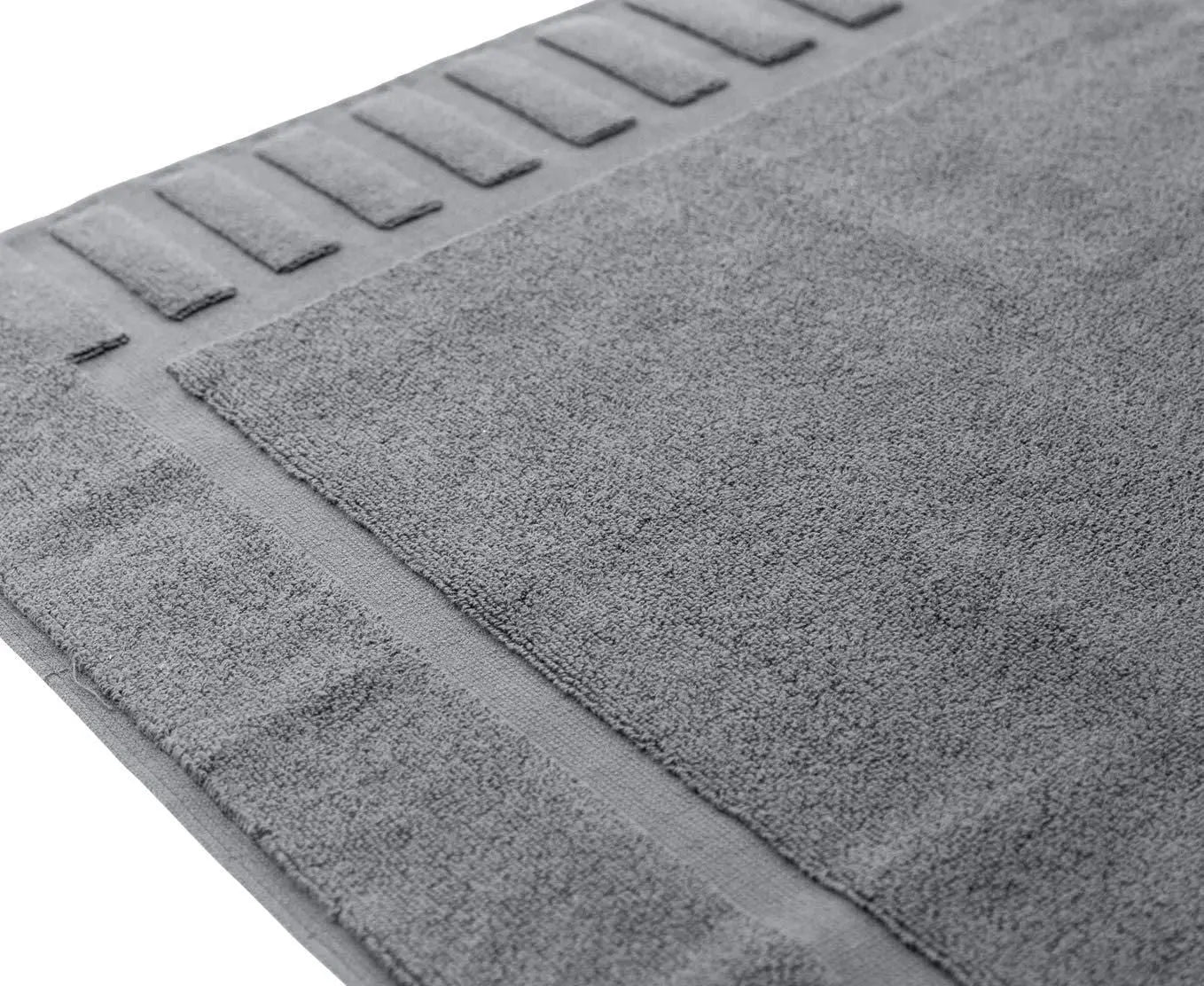 Luxury Bath Mat Floor Set - 22x34 inch 2 Pack | Gray and White - Gee-Commerce, LLC