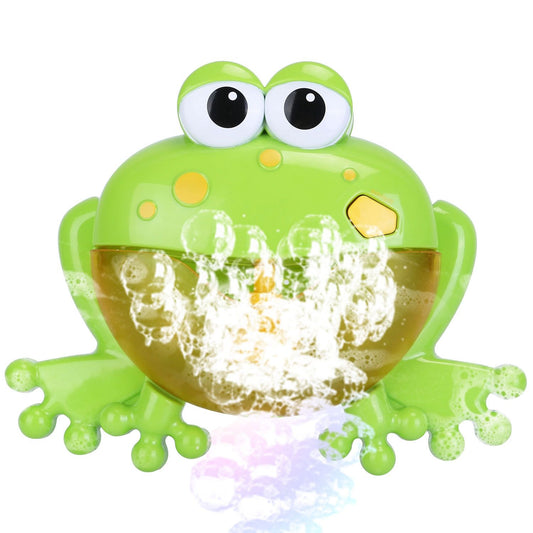 Frog Musical Bubble Bath Maker Baby Bath Toys for Bathtubs Toddler Bubble Machine for Bath Fun Doba