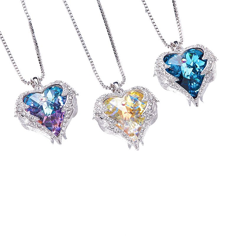 Crystal Necklaces Mothers Day Gifts Anniversary Birthday Gifts for Her - Gee-Commerce, LLC