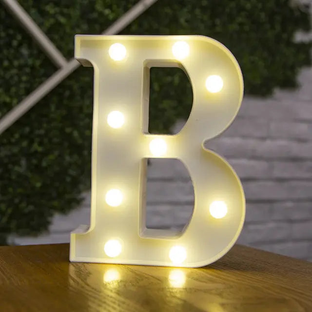 Alphabet & Number LED Light Decoration Nice Store